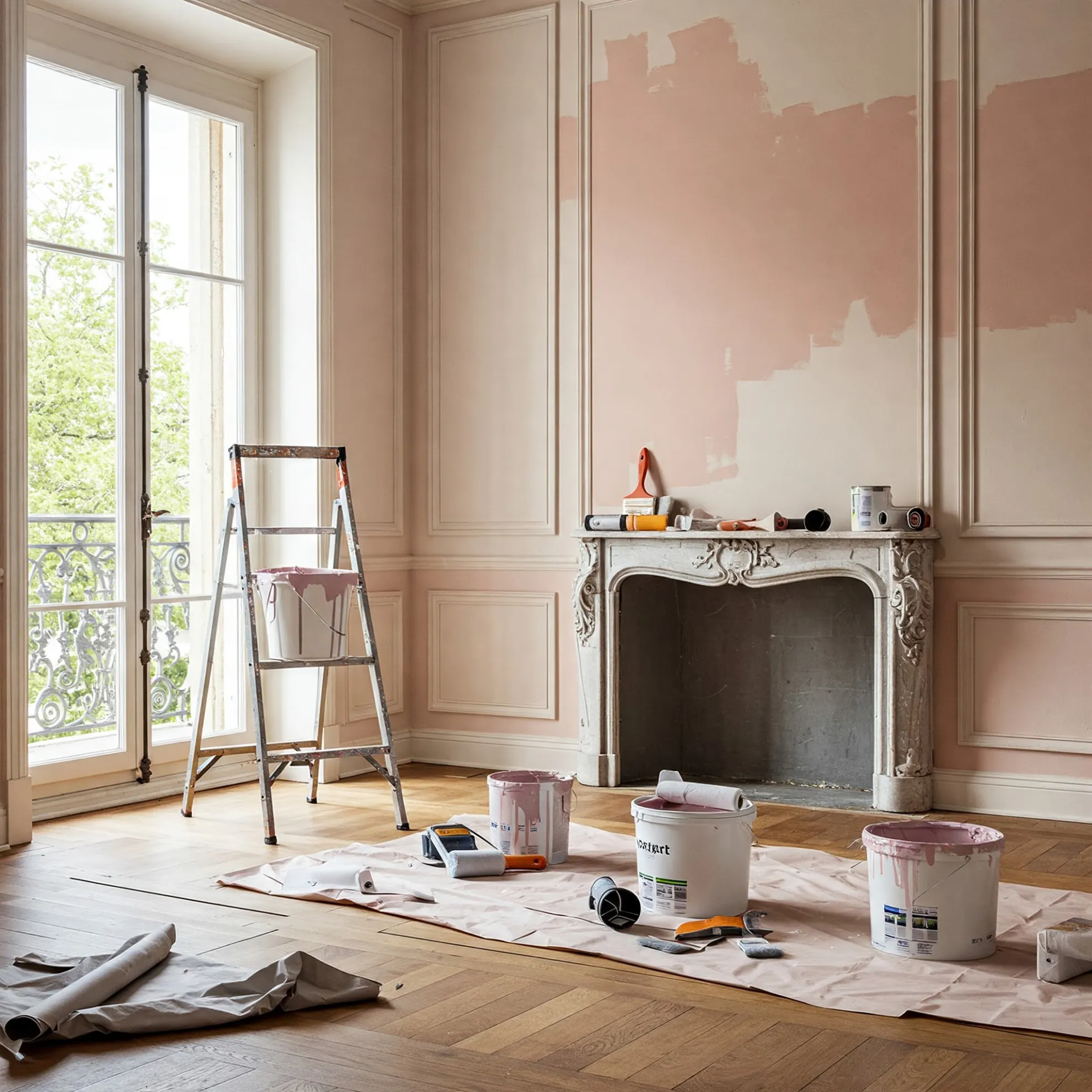 Rénovation peinture intérieur par artisan peintre à Toulouse
